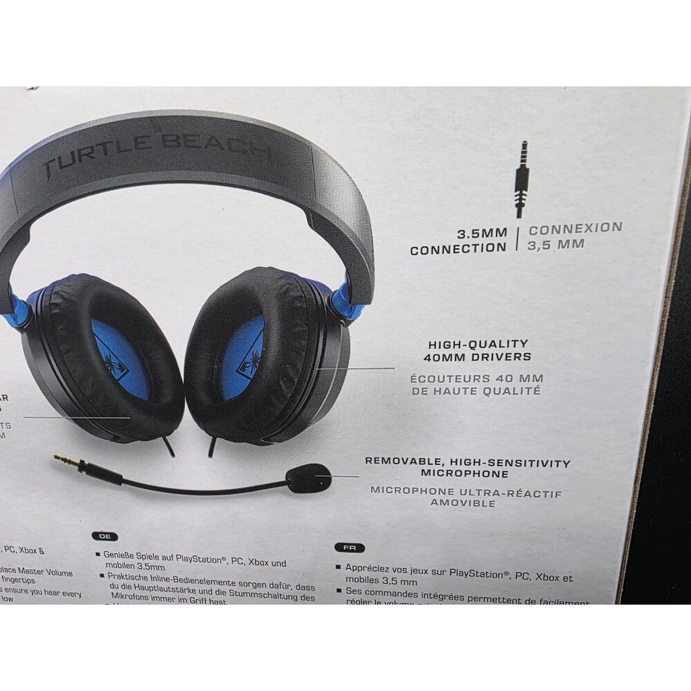 Turtle Beach Recon 50P Wired Multiplatform Gaming Headset For PlayStation - Picture 6 of 10